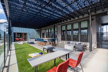View on centennial apartments game deck